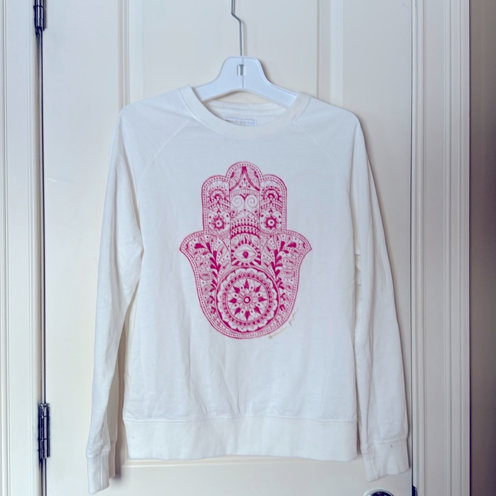 Spiritual Gangster Hamsa Sweatshirt L